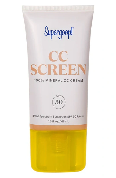 Shop Supergoopr Supergoop! Cc Screen 100% Mineral Cc Cream Spf 50 In 215n