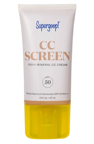 Shop Supergoopr Supergoop! Cc Screen 100% Mineral Cc Cream Spf 50 In 206w
