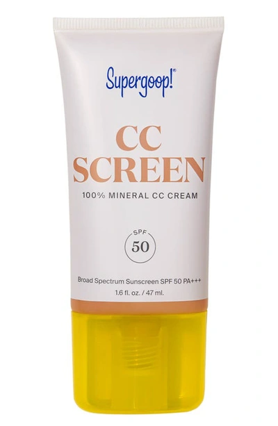 Shop Supergoopr Supergoop! Cc Screen 100% Mineral Cc Cream Spf 50 In 306w