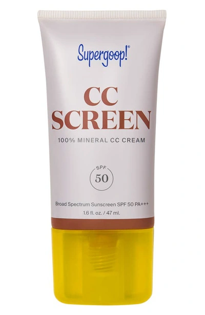 Shop Supergoopr Supergoop! Cc Screen 100% Mineral Cc Cream Spf 50 In 426w