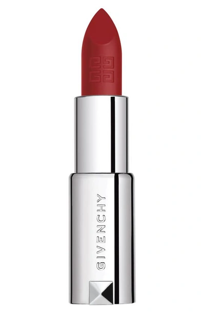 Shop Givenchy Le Rouge Deep Velvet Matte Lipstick Refill In 37 Rouge Graine