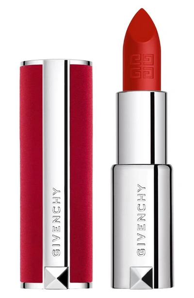 Shop Givenchy Le Rouge Deep Velvet Matte Lipstick In N36 Linterdit