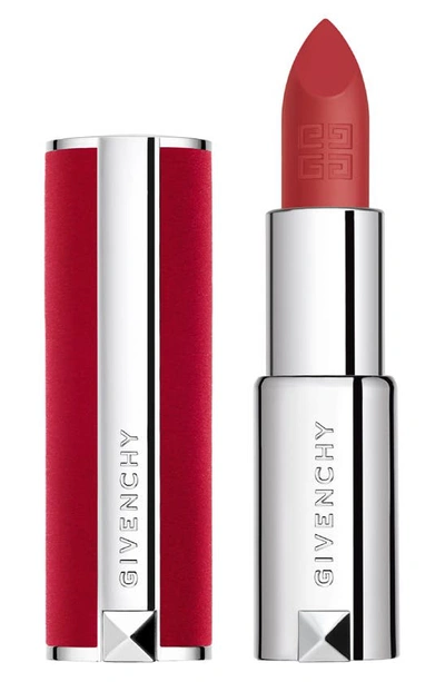 Shop Givenchy Le Rouge Deep Velvet Matte Lipstick In N27 Rouge Infuse
