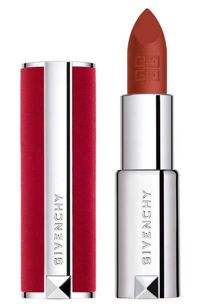 Shop Givenchy Le Rouge Deep Velvet Matte Lipstick In N35 Rouge Initie