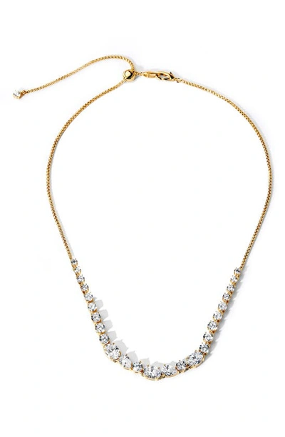 Shop Nadri Chloe Cubic Zirconia Necklace In Gold