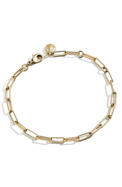 Shop Baublebar Small Hera Chain Bracelet In Gold