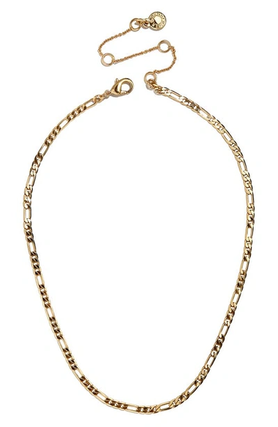 Shop Baublebar Figaro Link Necklace In Gold