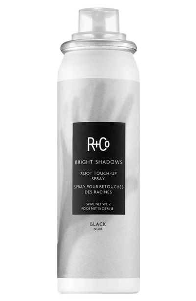 Shop R + Co Bright Shadows Root Touch-up Spray In Black
