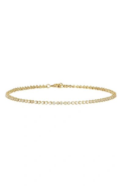 Shop Bony Levy Audrey Diamond Tennis Bracelet In Yellow Gold