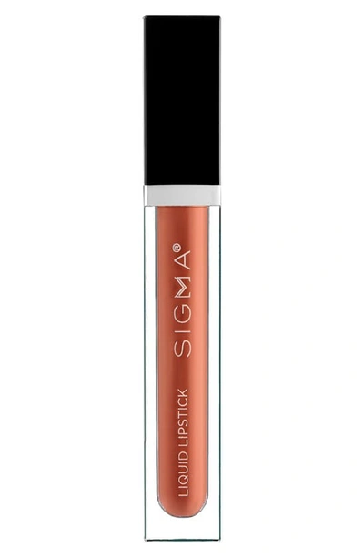 Shop Sigma Beauty Liquid Lipstick In Cor De Rosa