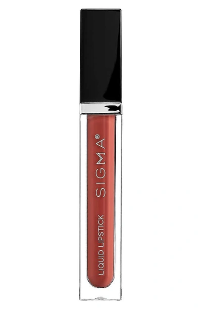 Shop Sigma Beauty Liquid Lipstick In Dapper