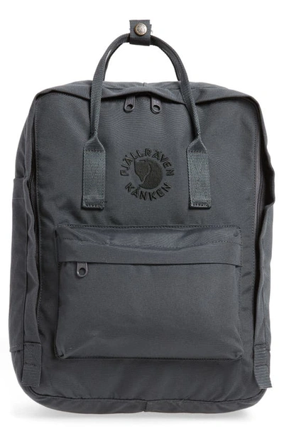 Shop Fjall Raven Re-kånken Water Resistant Backpack In Slate
