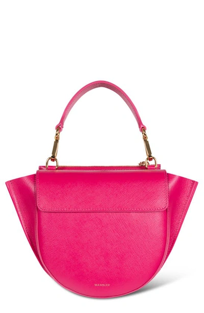 Shop Wandler Mini Hortensia Bag In Agate Pink