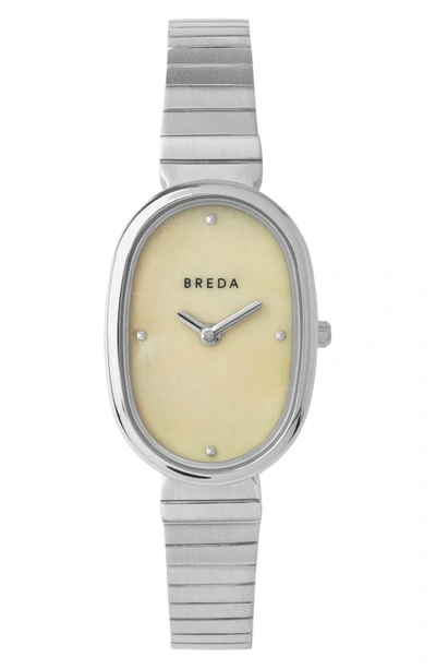 Shop Breda Jane Bracelet Watch, 23mm In Silver/ Silver/ Champagne