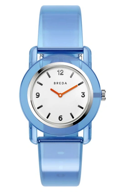 Shop Breda Play Recycled Plastic Watch, 35mm In Sky