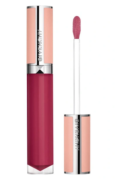 Shop Givenchy Le Rose Liquid Lip Balm In 25 Free Red