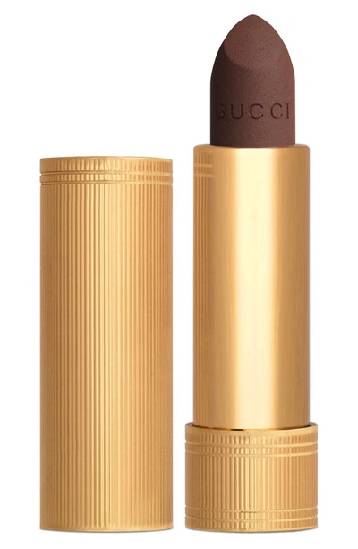 Shop Gucci Rouge A Levres Mat Matte Lipstick In Tacey Hazel
