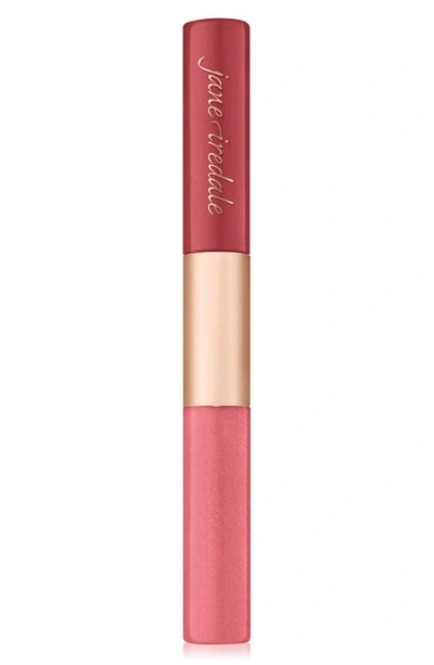 Shop Jane Iredale Lip Fixation(tm) Lip Stain & Lip Gloss Duo In Fascination