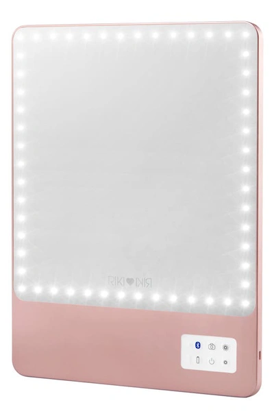 Shop Riki Loves Riki 5x Skinny Lighted Mirror (nordstrom Exclusive) $225 Value In Rose Gold
