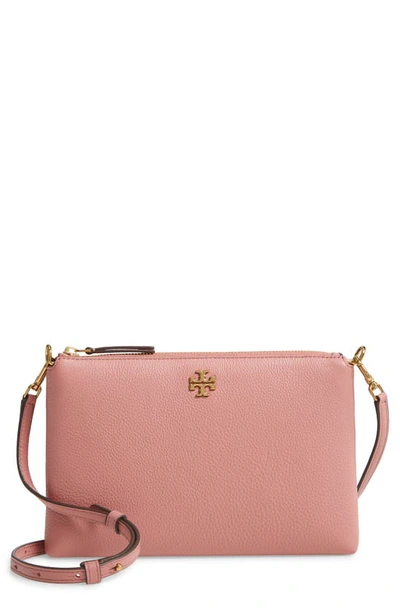 Tory Burch Mercer Pebbled Zip Crossbody Bag