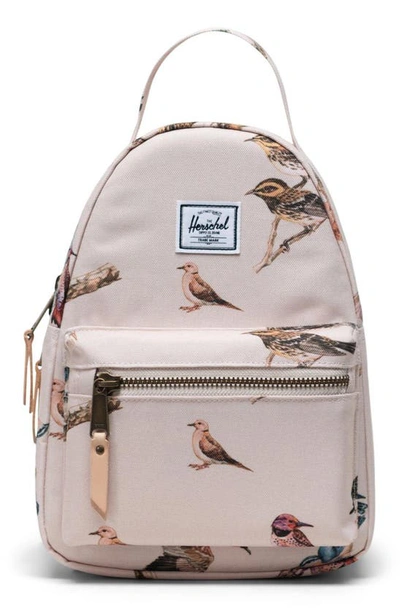Shop Herschel Supply Co Mini Nova Backpack In Natural Birds