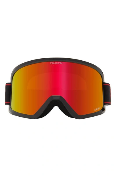 Shop Dragon Dx3 Otg Snow Goggles With Ion Lenses In Infrared/ Red Ion