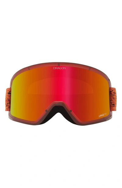 Shop Dragon Dx3 Otg Snow Goggles With Ion Lenses In Light Fire/ Red Ion