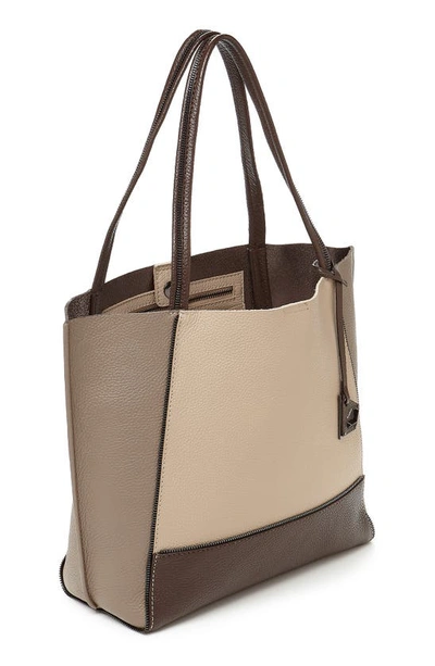 Shop Botkier Soho Colorblock Leather Tote In Java Combo