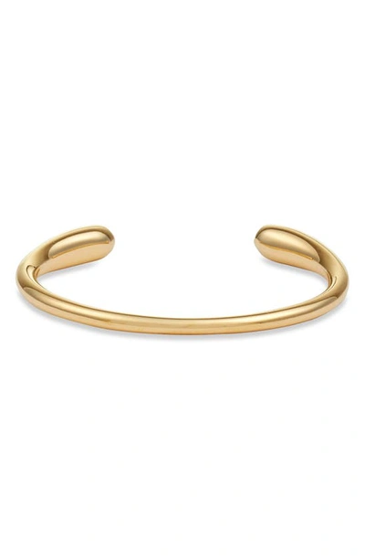 Shop Soko Delicate Dash Cuff Bracelet In Gold