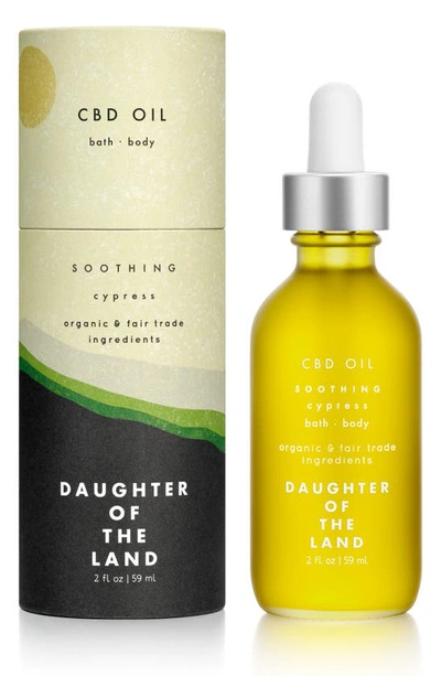 Shop Daughter Of The Land Cypress Bath + Body Oil With Cbd