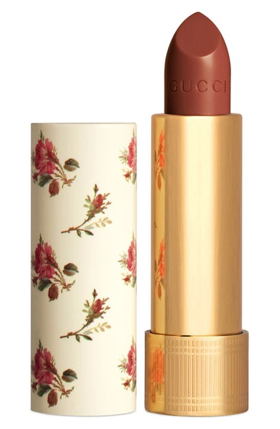 Shop Gucci Rouge A Levres Voile Sheer Lipstick In Mildred Rosewood