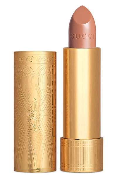 Shop Gucci Rouge À Lèvres Satin Lipstick In Margaret Candleflame