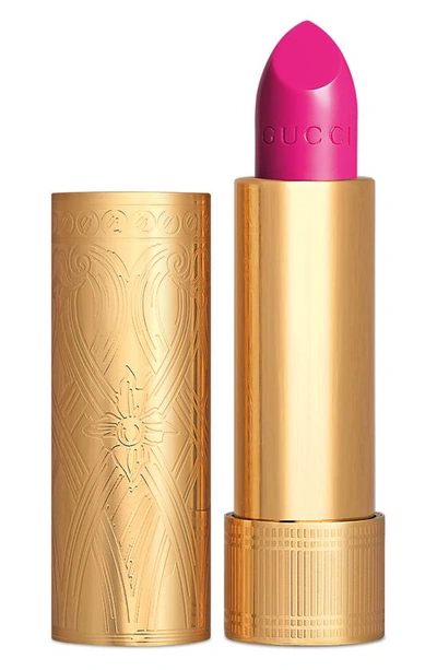 Shop Gucci Rouge À Lèvres Satin Lipstick In Vantine Fuchsia