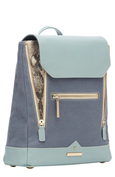 Shop Kelly Wynne Bon Voyage Backpack In Blue