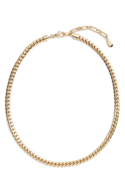 Shop Jenny Bird Biggie Cuban Link Chain Necklace In High Polish Gold