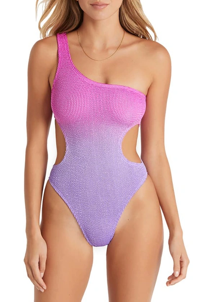 Shop Bound By Bond-eye The Milan Cutout One-piece Swimsuit In Blossom