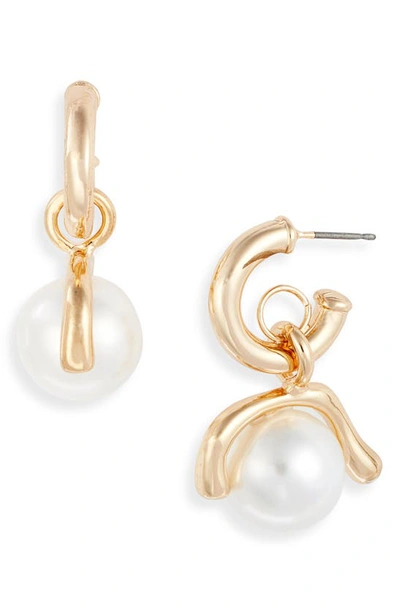 Shop 8 Other Reasons X Jenn Im Legacy Imitation Pearl Earrings In Gold