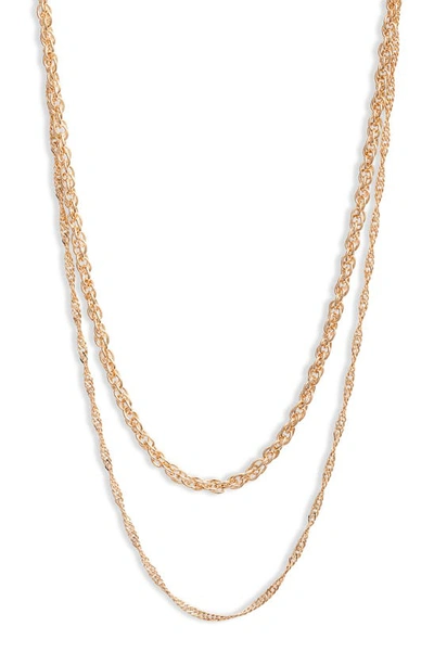 Shop 8 Other Reasons X Jenn Im Ivy Multistrand Necklace In Gold