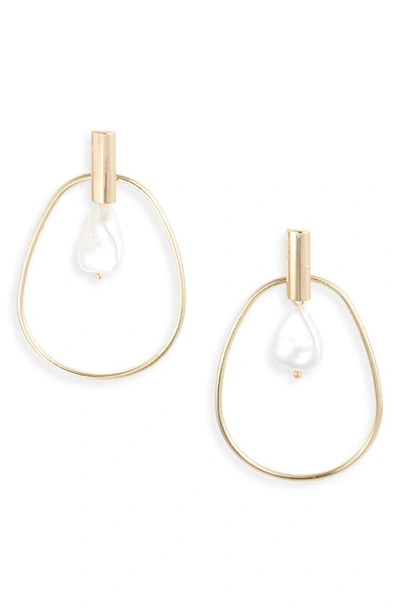 Shop 8 Other Reasons X Jenn Im Atlantis Imitation Pearl Earrings In Gold