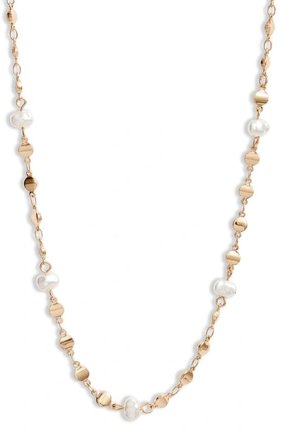 Shop 8 Other Reasons X Jenn Im Truffle Imitation Pearl Necklace In Gold