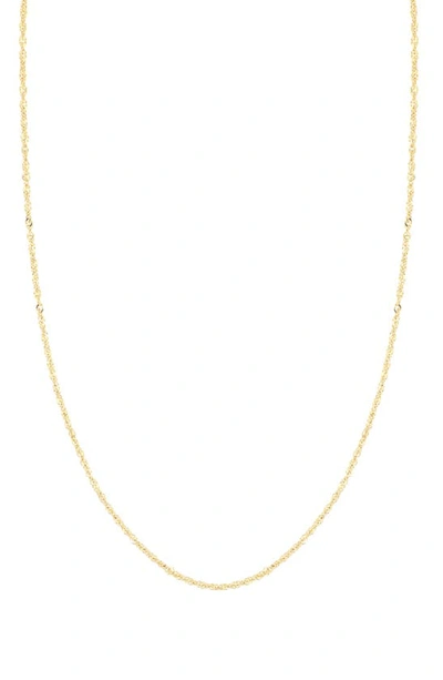 Shop Bony Levy 14k Gold Thin Chain Necklace In Yellow Gold