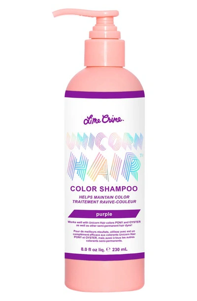 Shop Lime Crime Unicorn Hair Color Shampoo In Purple