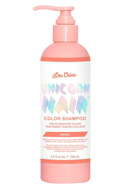Shop Lime Crime Unicorn Hair Color Shampoo In Peach