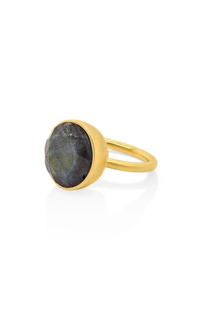 Shop Dean Davidson Signature Ring In Labradorite/gold