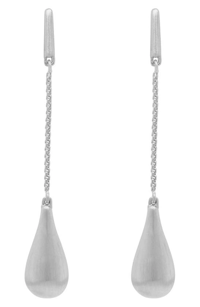 Shop Dean Davidson Signature Teardrop Earrings In Silver