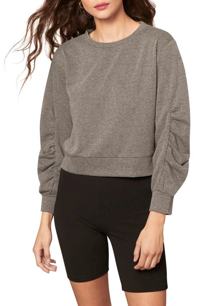 Shop Cupcakes And Cashmere Dionne French Terry Sweatshirt In Medium Heather Grey
