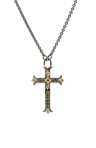Shop Armenta Old World Crivilli Cross Pendant Necklace In Yellow Gold