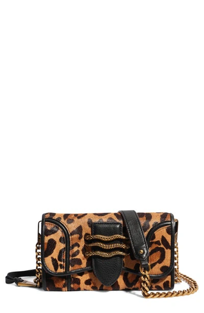 Shop Aimee Kestenberg Fierce & Fab Crossbody Bag In Large Leopard Haircalf