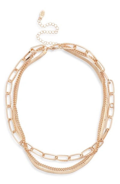 Shop 8 Other Reasons Layered Chain Necklace In Gold