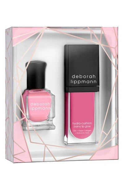 Shop Deborah Lippmann Lip & Nail Duet In Tickle Me Pink